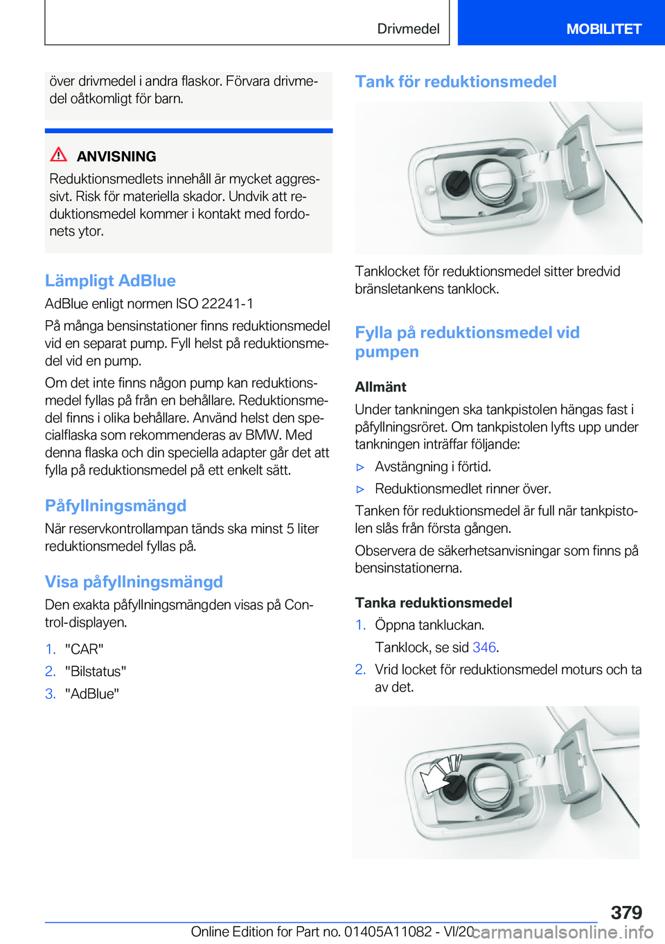 BMW 7 SERIES 2021  InstruktionsbÖcker (in Swedish) �