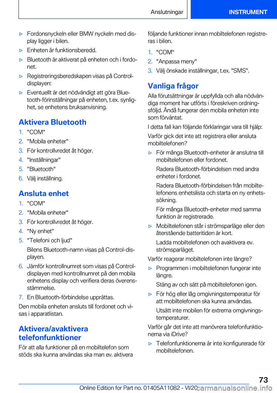 BMW 7 SERIES 2021  InstruktionsbÖcker (in Swedish) 'x�F�o�r�d�o�n�s�n�y�c�k�e�l�n��e�l�l�e�r��B�M�W��n�y�c�k�e�l�n��m�e�d��d�i�sj
�p�l�a�y��l�i�g�g�e�r��i��b�i�l�e�n�.'x�E�n�h�e�t�e�n��ä�r��f�u�n�k�t�i�o�n�s�b�e�r�e�d�d�.'x�B�l