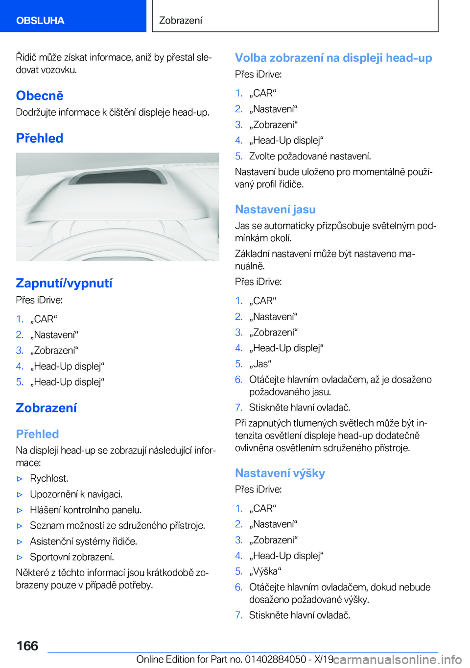 BMW 7 SERIES 2020  Návod na použití (in Czech) �i�d�i�č��m0�e��z�