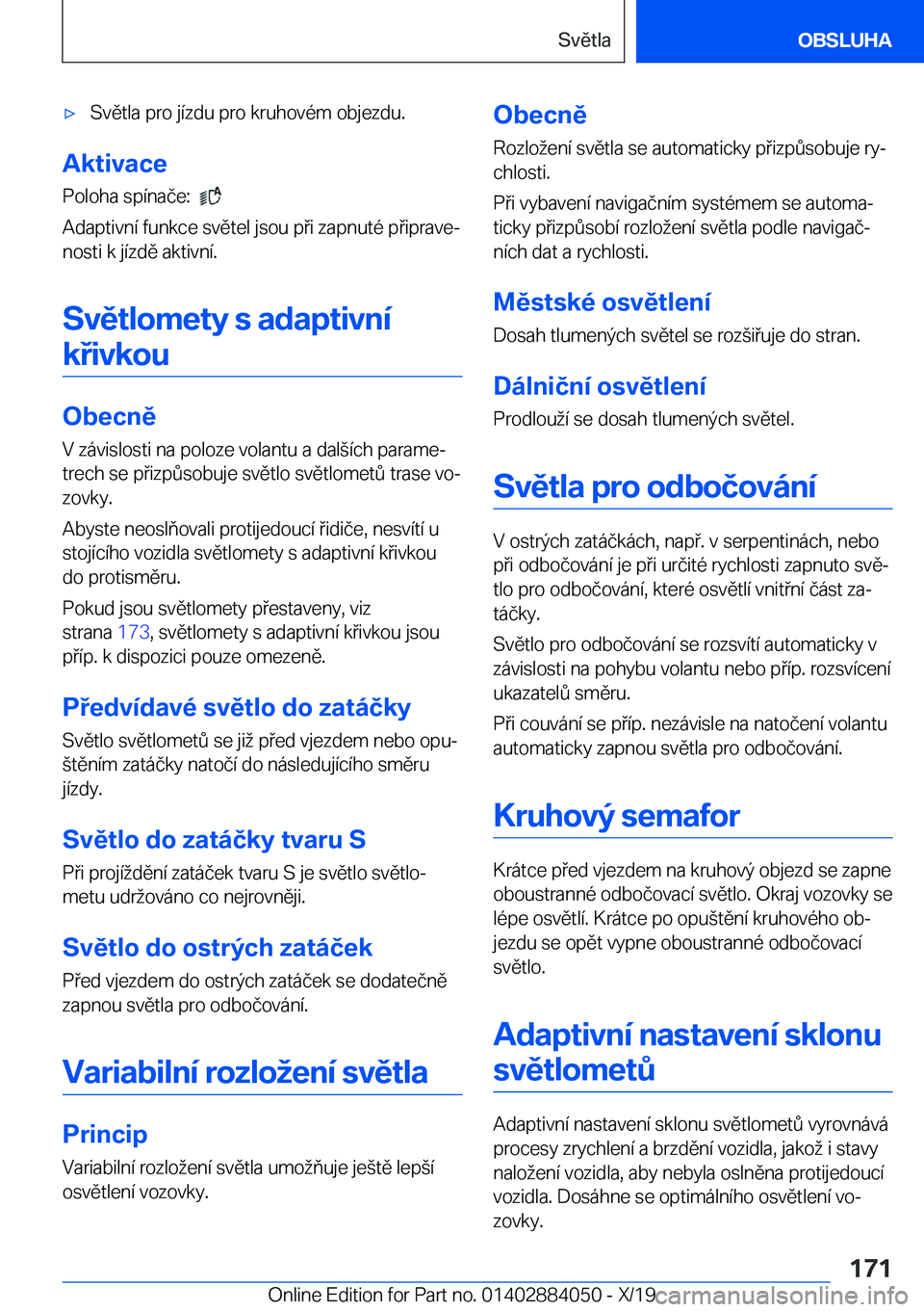 BMW 7 SERIES 2020  Návod na použití (in Czech) 'x�S�v�