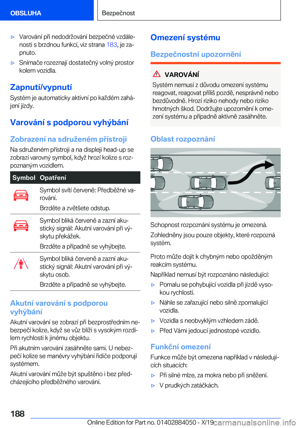 BMW 7 SERIES 2020  Návod na použití (in Czech) 'x�V�a�r�o�v�