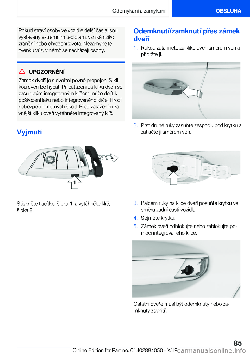 BMW 7 SERIES 2020  Návod na použití (in Czech) �P�o�k�u�d��s�t�r�