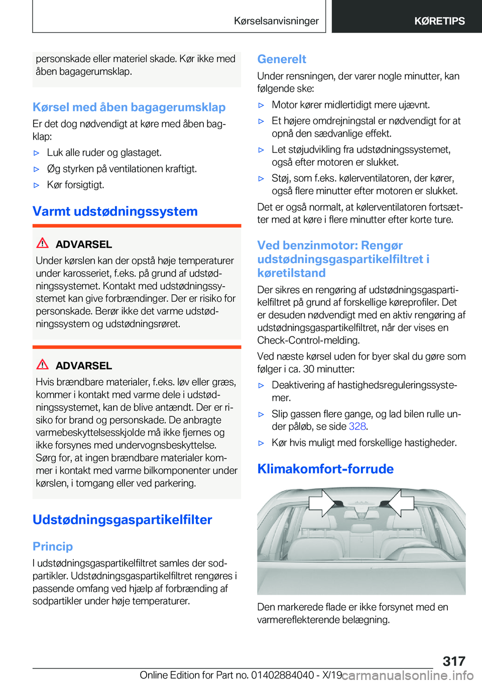 BMW 7 SERIES 2020  InstruktionsbØger (in Danish) �p�e�r�s�o�n�s�k�a�d�e��e�l�l�e�r��m�a�t�e�r�i�e�l��s�k�a�d�e�.��K�