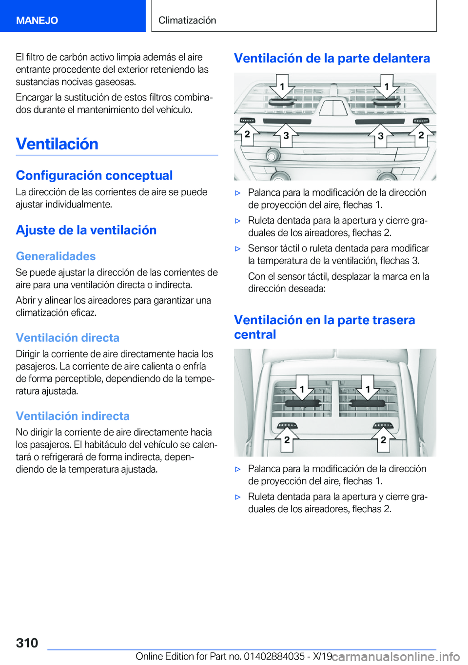 BMW 7 SERIES 2020  Manuales de Empleo (in Spanish) �E�l��f�i�l�t�r�o��d�e��c�a�r�b�