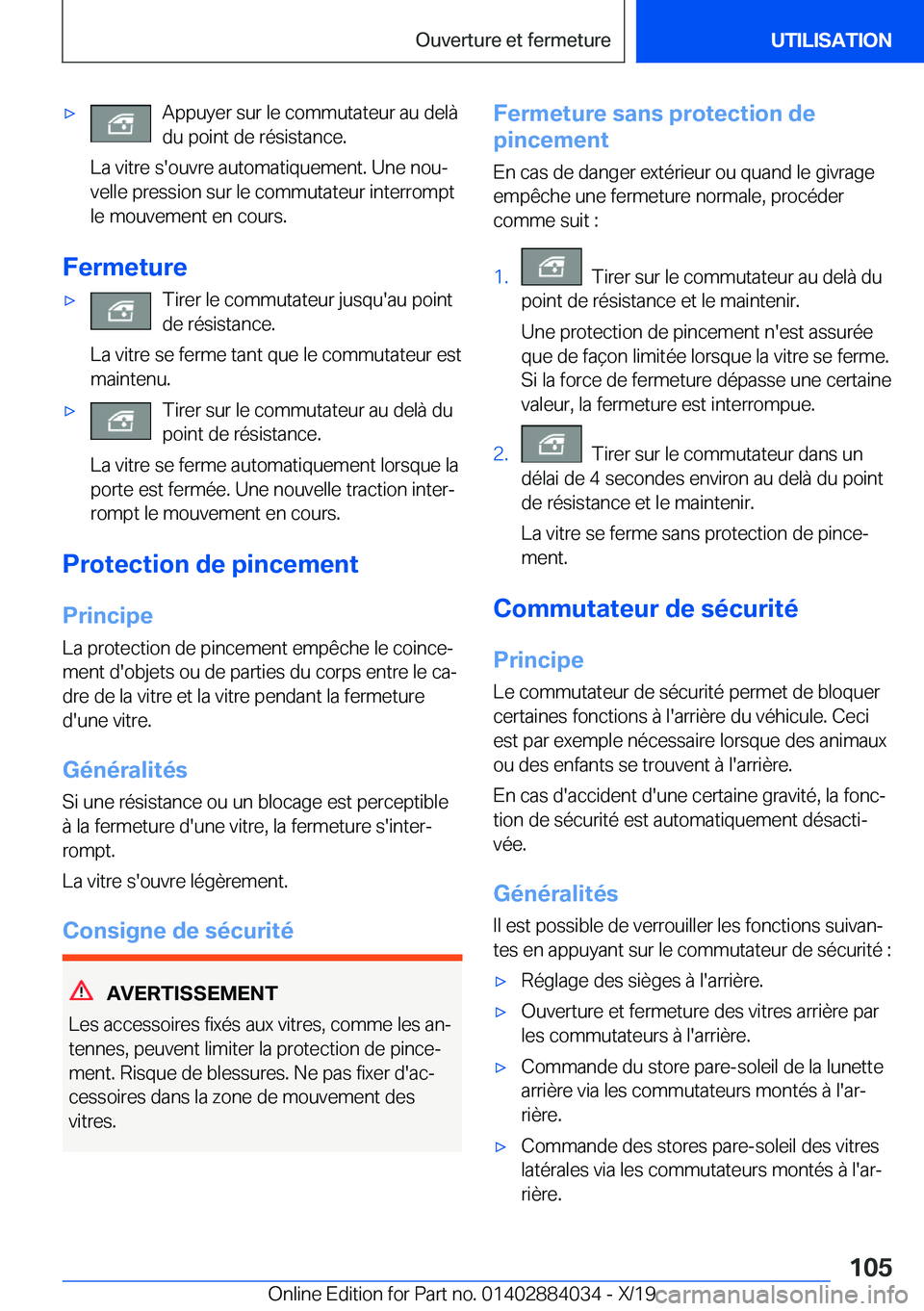 BMW 7 SERIES 2020  Notices Demploi (in French) 'x�A�p�p�u�y�e�r��s�u�r��l�e��c�o�m�m�u�t�a�t�e�u�r��a�u��d�e�l�