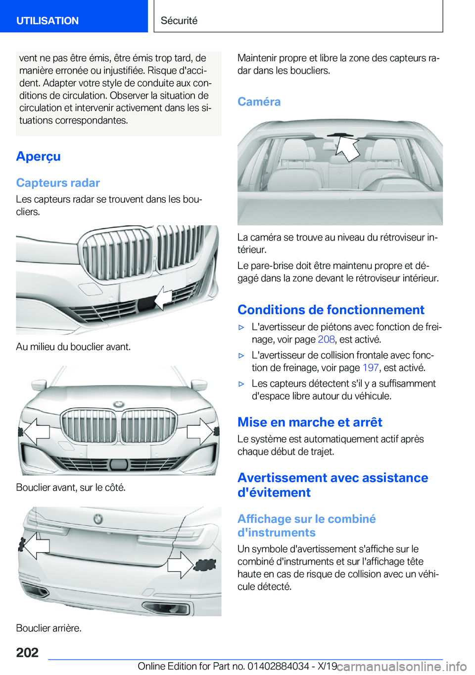 BMW 7 SERIES 2020  Notices Demploi (in French) �v�e�n�t��n�e��p�a�s��ê�t�r�e��é�m�i�s�,��ê�t�r�e��é�m�i�s��t�r�o�p��t�a�r�d�,��d�e�m�a�n�i�è�r�e��e�r�r�o�n�é�e��o�u��i�n�j�u�s�t�i�f�i�é�e�.��R�i�s�q�u�e��d�'�a�c�c�ij
�d�e