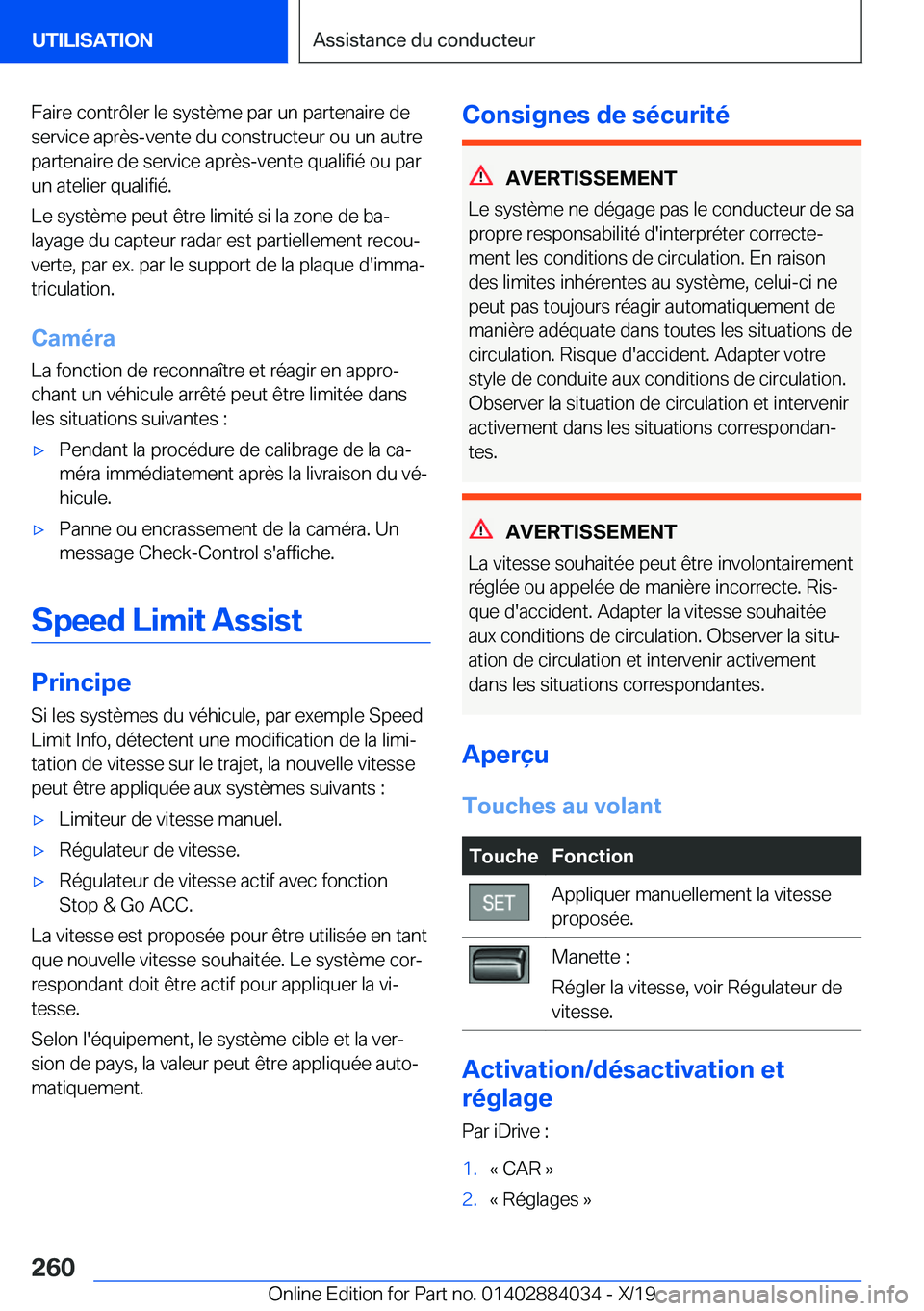 BMW 7 SERIES 2020  Notices Demploi (in French) �F�a�i�r�e��c�o�n�t�r�