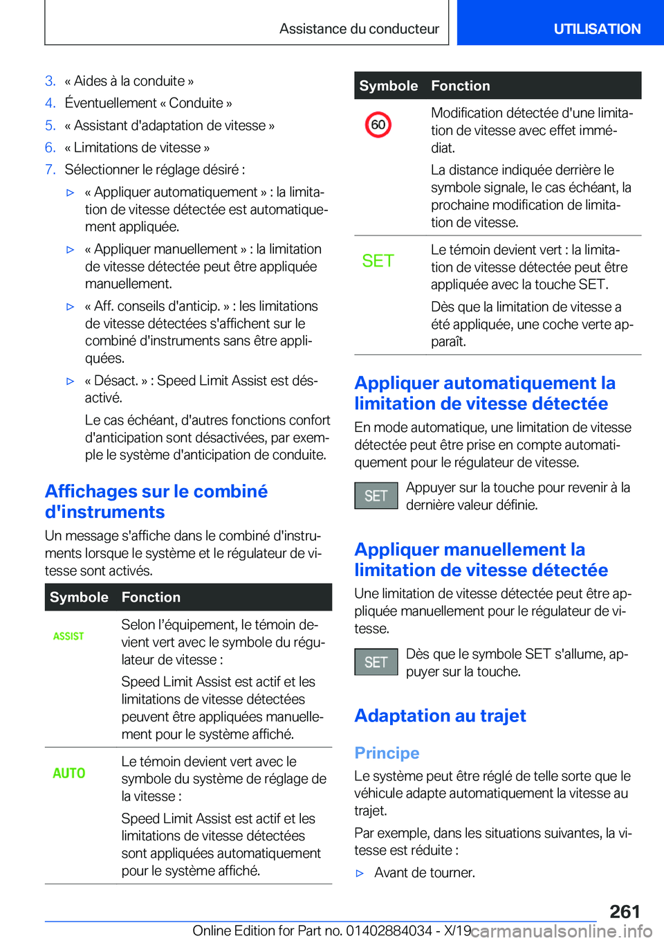 BMW 7 SERIES 2020  Notices Demploi (in French) �3�.�k��A�i�d�e�s��