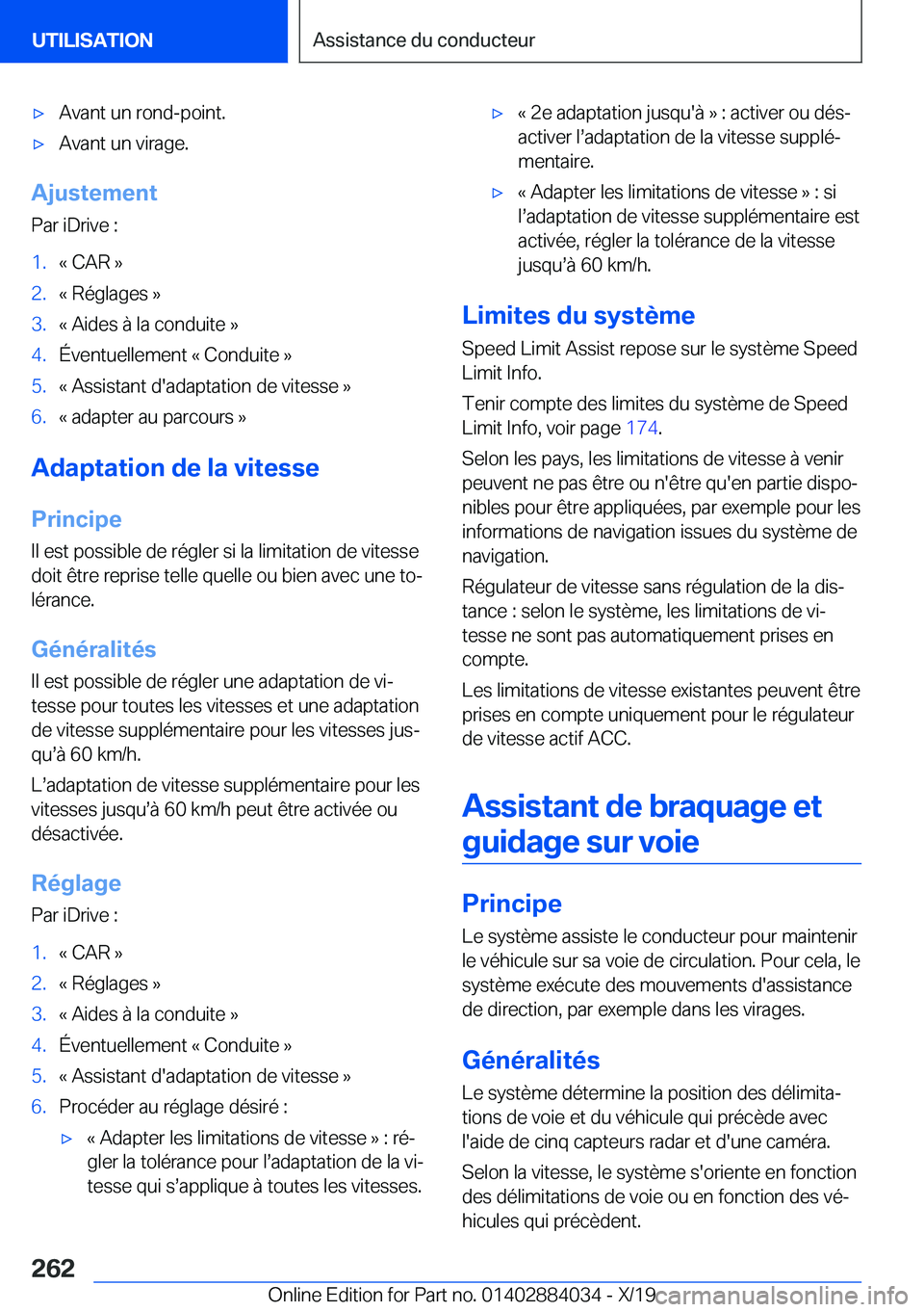 BMW 7 SERIES 2020  Notices Demploi (in French) 'x�A�v�a�n�t��u�n��r�o�n�d�-�p�o�i�n�t�.'x�A�v�a�n�t��u�n��v�i�r�a�g�e�.
�A�j�u�s�t�e�m�e�n�t�P�a�r��i�D�r�i�v�e��:
�1�.�k��C�A�R��{�2�.�k��R�é�g�l�a�g�e�s��{�3�.�k��A�i�d�e�s��