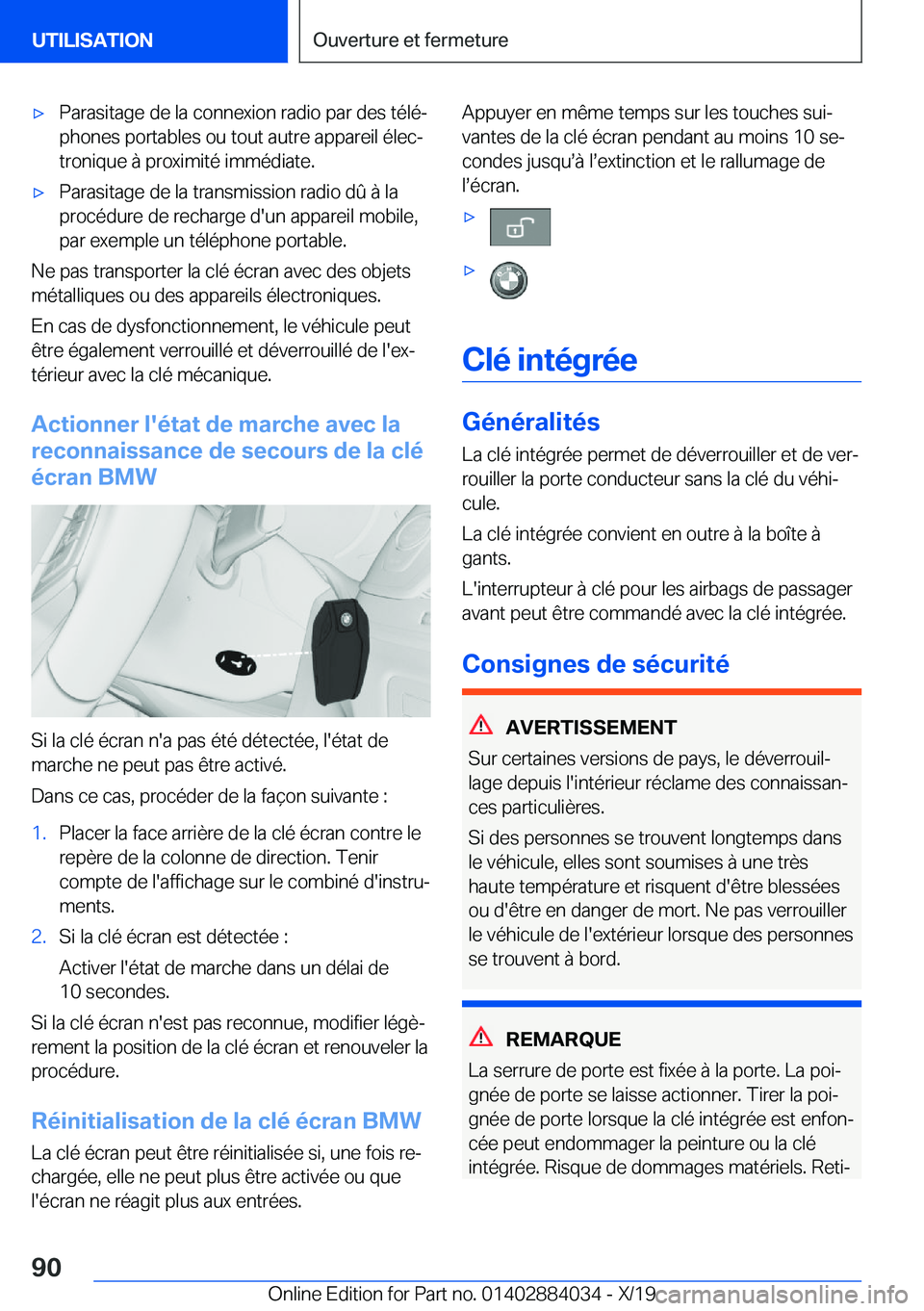 BMW 7 SERIES 2020  Notices Demploi (in French) 'x�P�a�r�a�s�i�t�a�g�e��d�e��l�a��c�o�n�n�e�x�i�o�n��r�a�d�i�o��p�a�r��d�e�s��t�é�l�éj
�p�h�o�n�e�s��p�o�r�t�a�b�l�e�s��o�u��t�o�u�t��a�u�t�r�e��a�p�p�a�r�e�i�l��é�l�e�cj
�t�r�o�