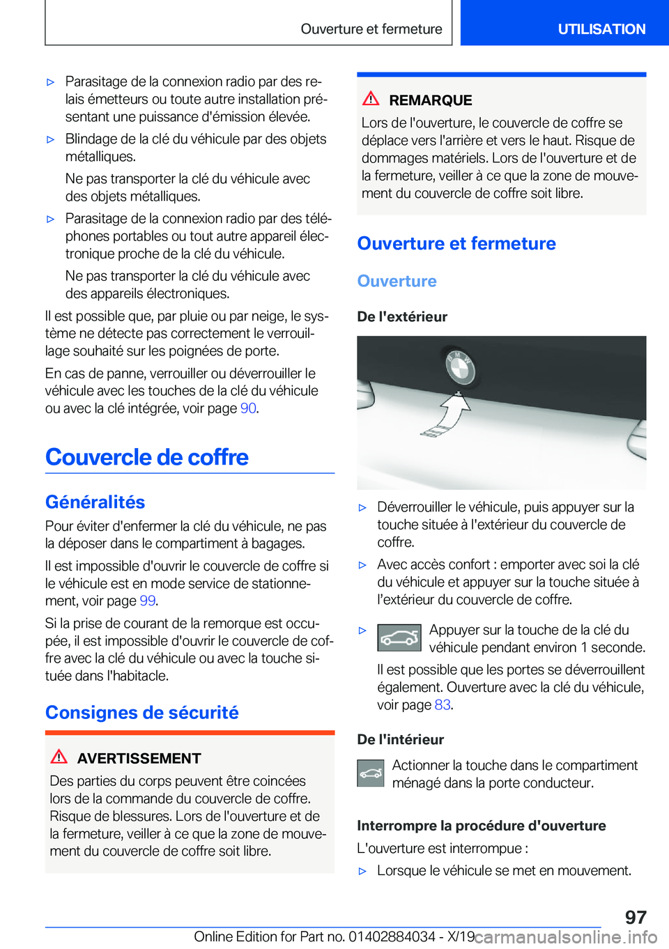 BMW 7 SERIES 2020  Notices Demploi (in French) 'x�P�a�r�a�s�i�t�a�g�e��d�e��l�a��c�o�n�n�e�x�i�o�n��r�a�d�i�o��p�a�r��d�e�s��r�ej�l�a�i�s��é�m�e�t�t�e�u�r�s��o�u��t�o�u�t�e��a�u�t�r�e��i�n�s�t�a�l�l�a�t�i�o�n��p�r�éj
�s�e�n�t�