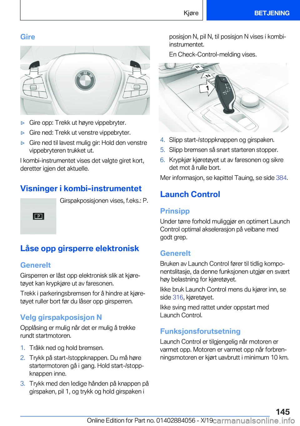 BMW 7 SERIES 2020  InstruksjonsbØker (in Norwegian) �G�i�r�e'x�G�i�r�e��o�p�p�:��T�r�e�k�k��u�t��h�