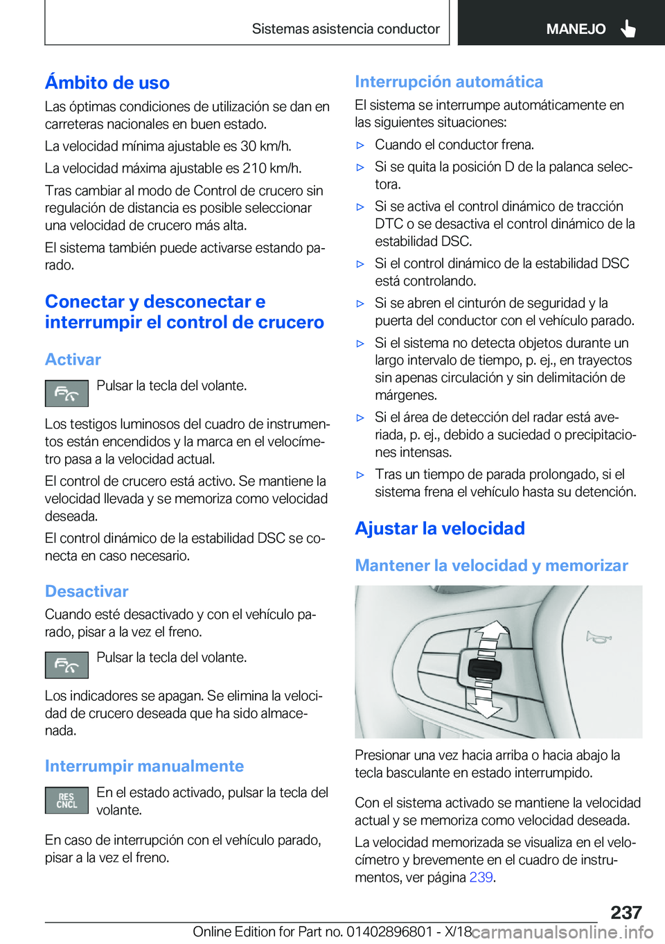 BMW 7 SERIES 2019  Manuales de Empleo (in Spanish) �