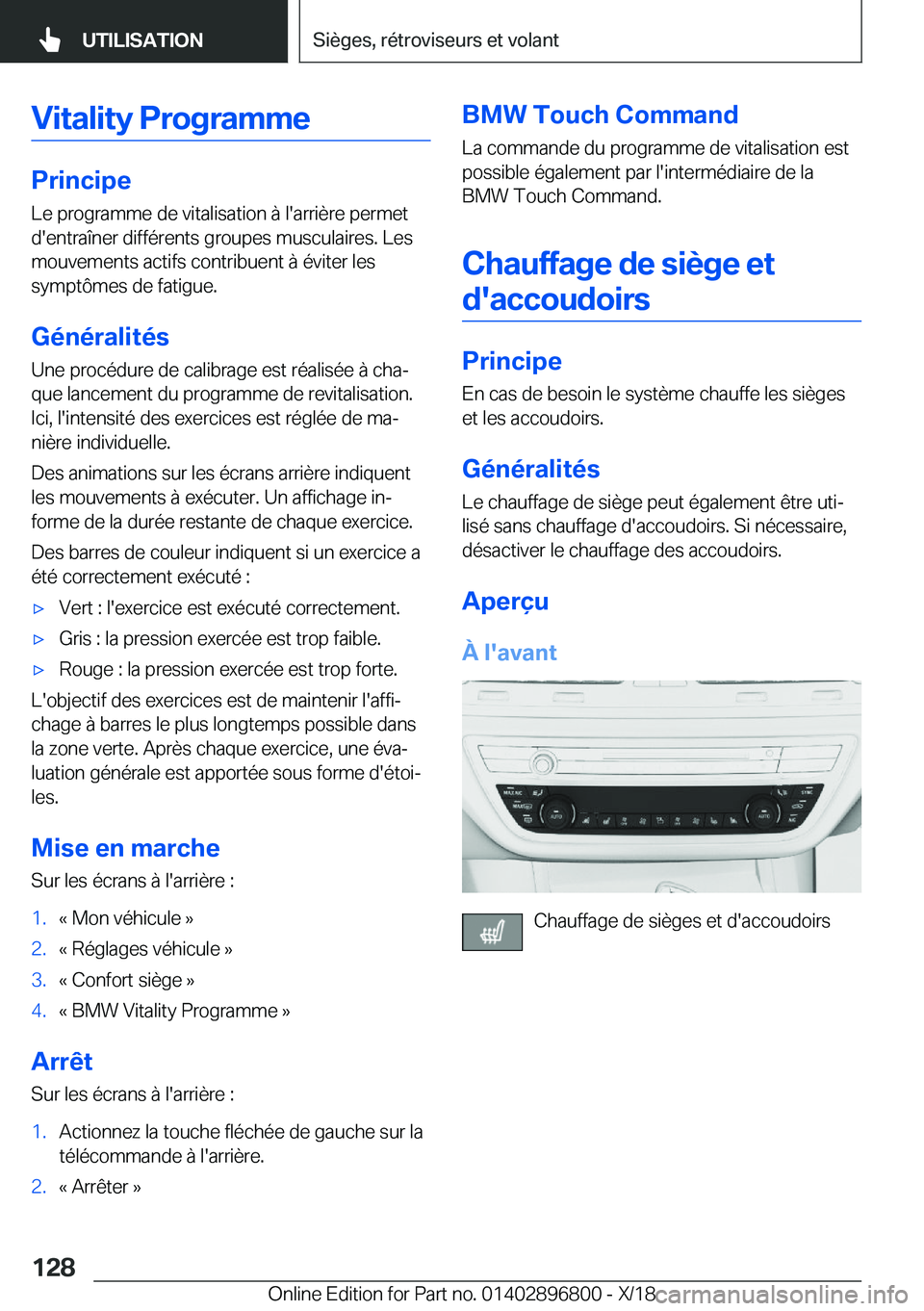 BMW 7 SERIES 2019  Notices Demploi (in French) �V�i�t�a�l�i�t�y��P�r�o�g�r�a�m�m�e
�P�r�i�n�c�i�p�e�L�e��p�r�o�g�r�a�m�m�e��d�e��v�i�t�a�l�i�s�a�t�i�o�n��