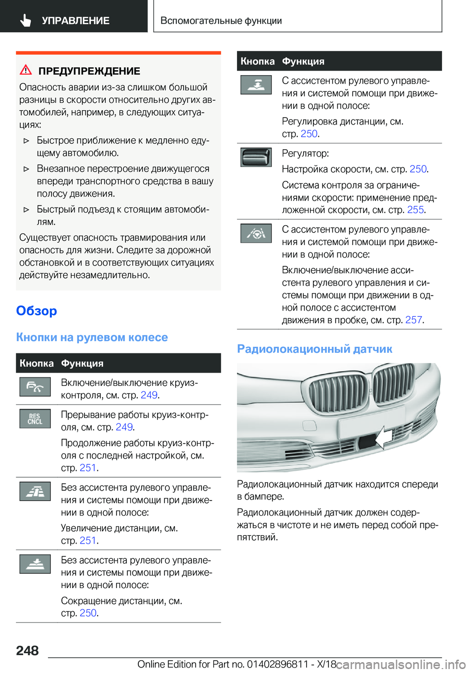 BMW 7 SERIES 2019  Руково 