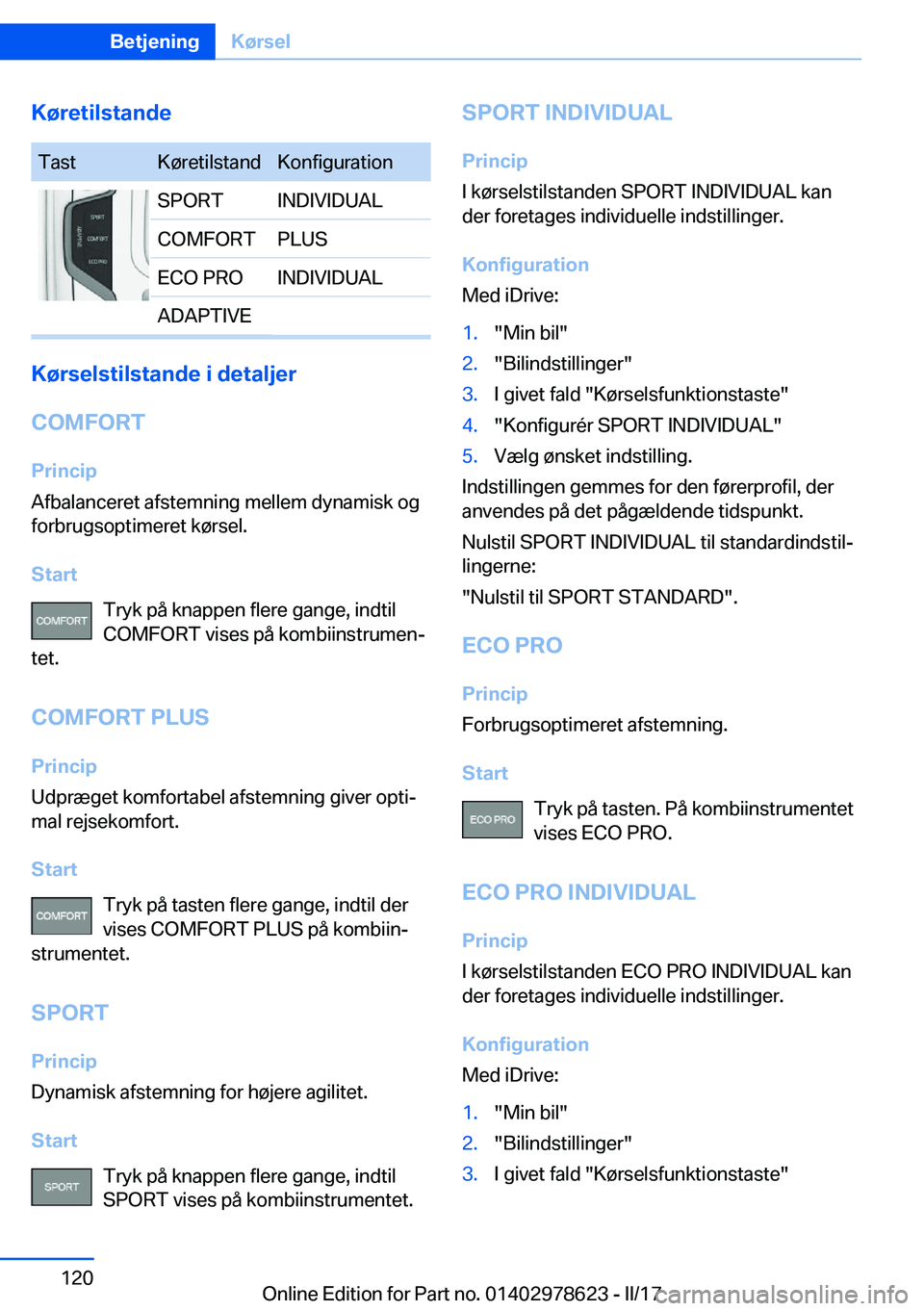BMW 7 SERIES 2018  InstruktionsbØger (in Danish) �K�