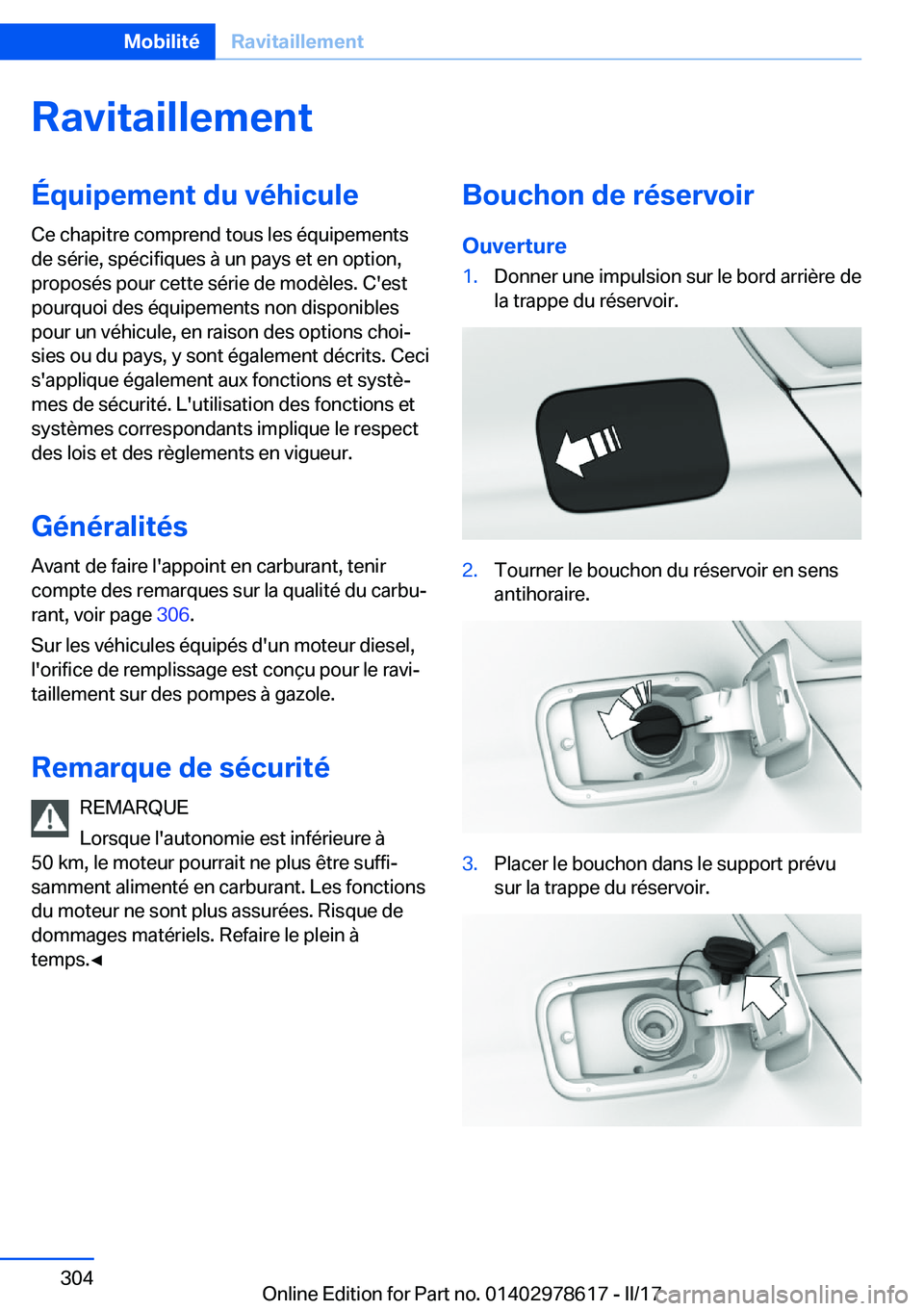 BMW 7 SERIES 2018  Notices Demploi (in French) �R�a�v�i�t�a�i�l�l�e�m�e�n�t�