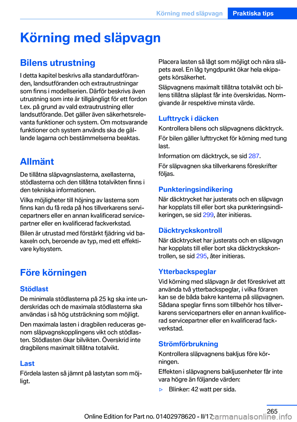 BMW 7 SERIES 2018  InstruktionsbÖcker (in Swedish) �K�