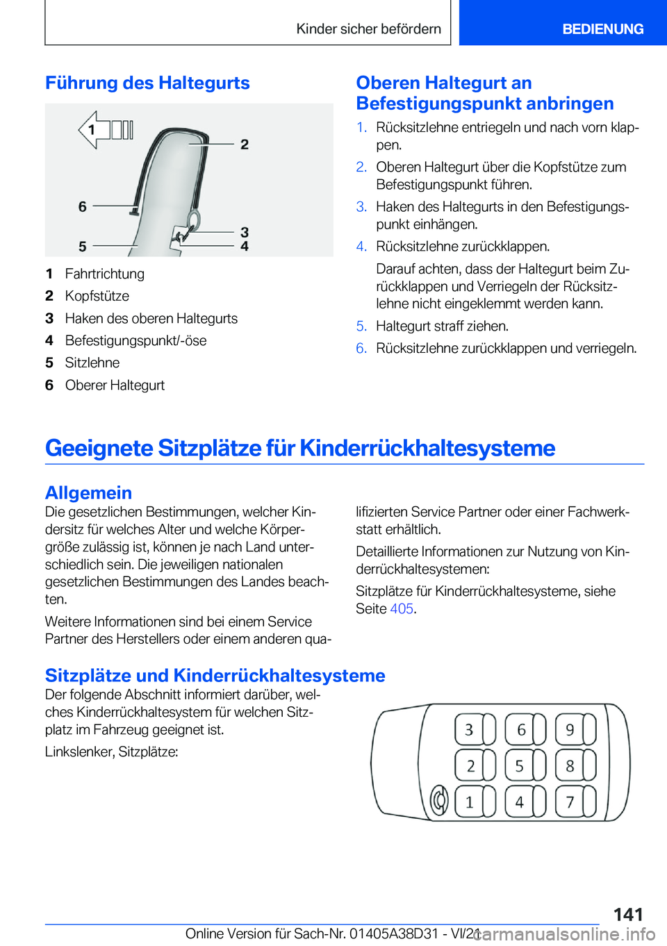 BMW 8 SERIES 2022  Betriebsanleitungen (in German) �F�