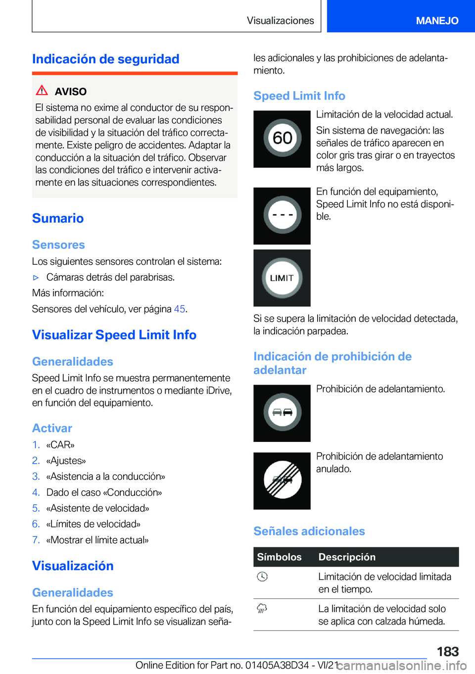 BMW 8 SERIES 2022  Manuales de Empleo (in Spanish) �I�n�d�i�c�a�c�i�