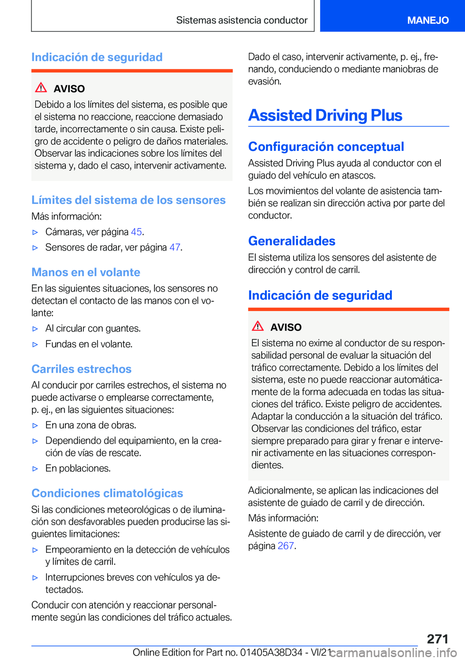 BMW 8 SERIES 2022  Manuales de Empleo (in Spanish) �I�n�d�i�c�a�c�i�
