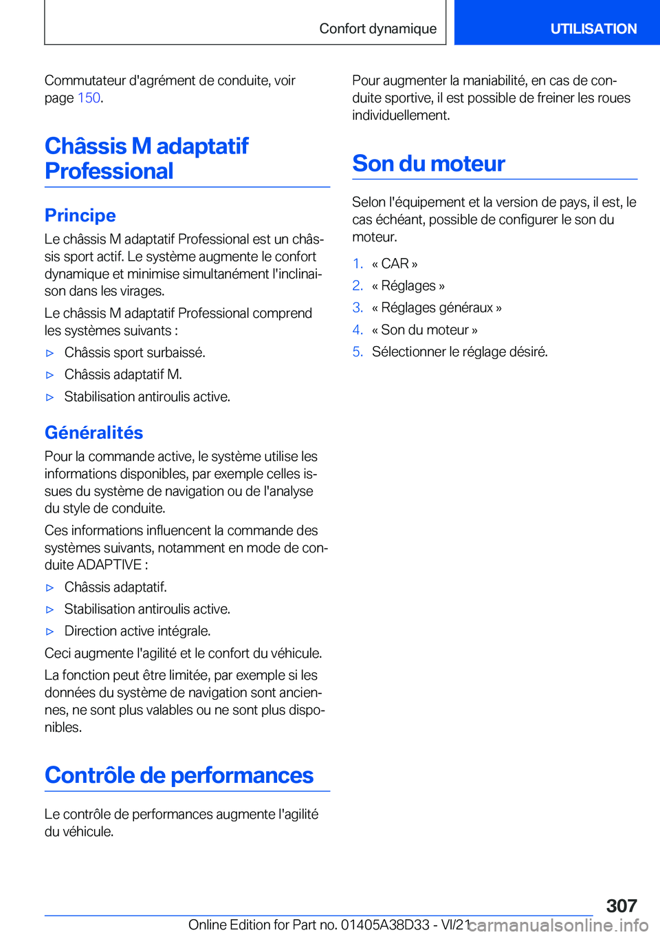 BMW 8 SERIES 2022  Notices Demploi (in French) �C�o�m�m�u�t�a�t�e�u�r��d�'�a�g�r�é�m�e�n�t��d�e��c�o�n�d�u�i�t�e�,��v�o�i�r�p�a�g�e� �1�5�0�.
�C�h�