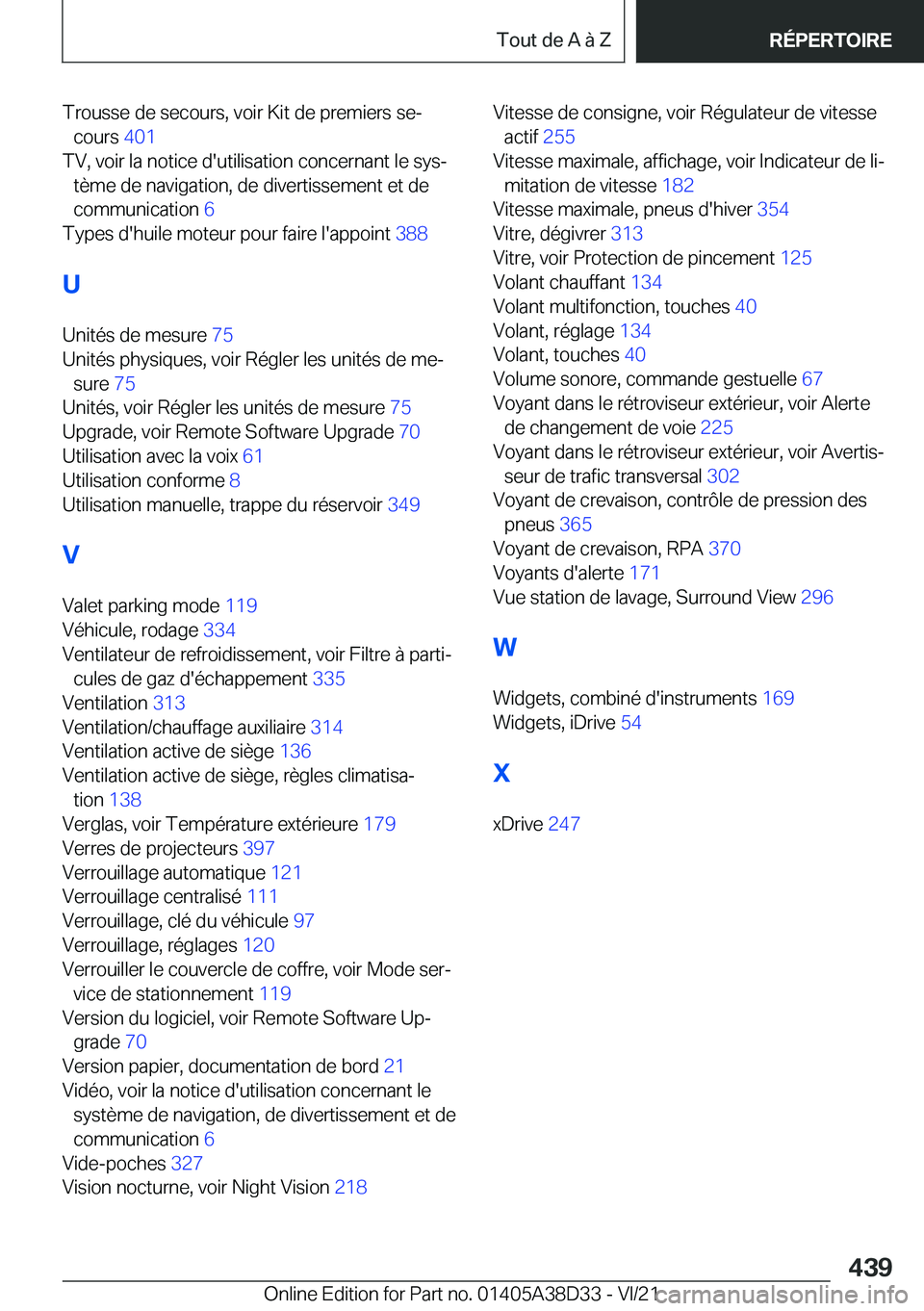 BMW 8 SERIES 2022  Notices Demploi (in French) �T�r�o�u�s�s�e��d�e��s�e�c�o�u�r�s�,��v�o�i�r��K�i�t��d�e��p�r�e�m�i�e�r�s��s�ej�c�o�u�r�s� �4�0�1�
�T�V�,��v�o�i�r��l�a��n�o�t�i�c�e��d�'�u�t�i�l�i�s�a�t�i�o�n��c�o�n�c�e�r�n�a�n�t