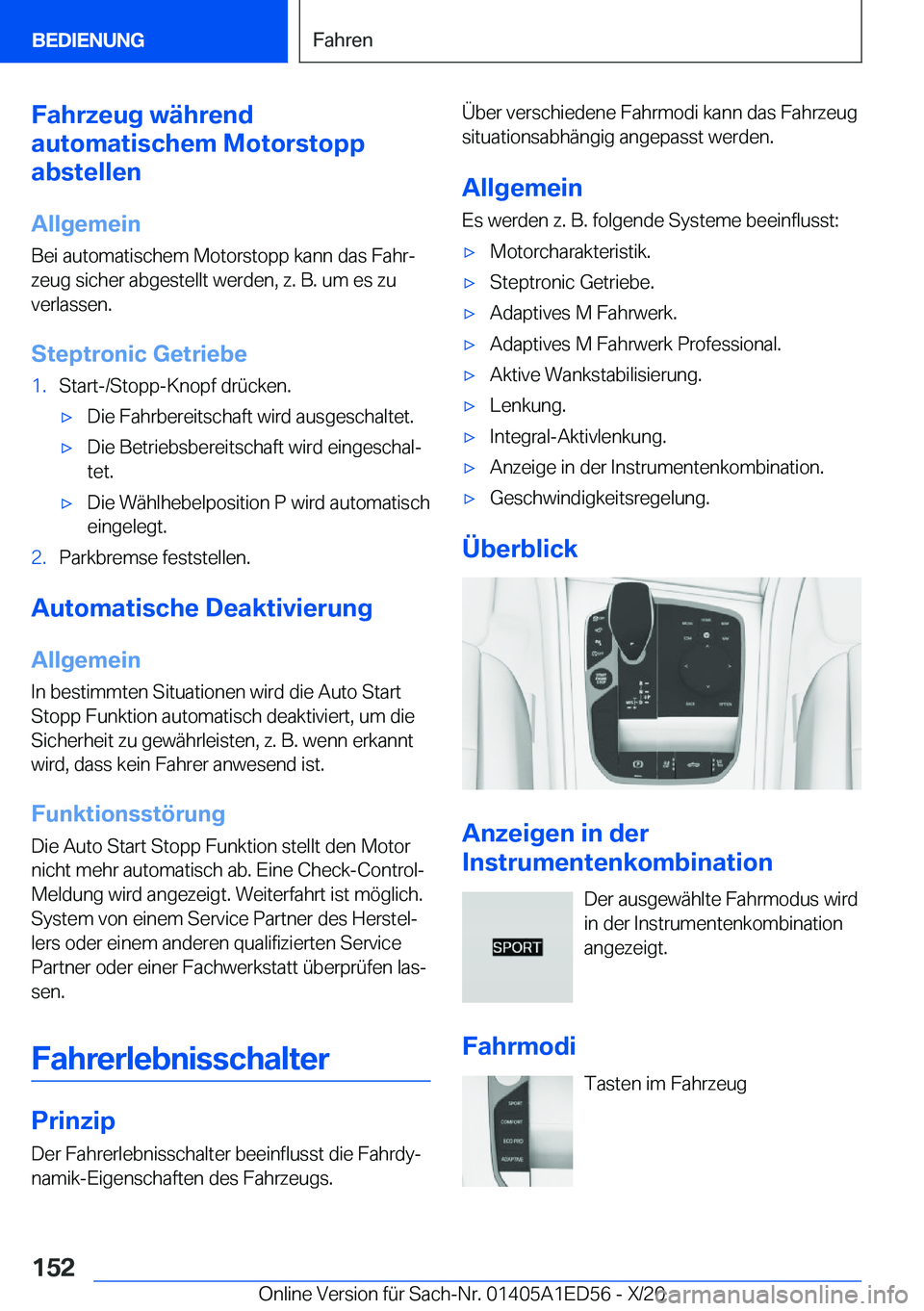 BMW 8 SERIES CONVERTIBLE 2021  Betriebsanleitungen (in German) �F�a�h�r�z�e�u�g��w�