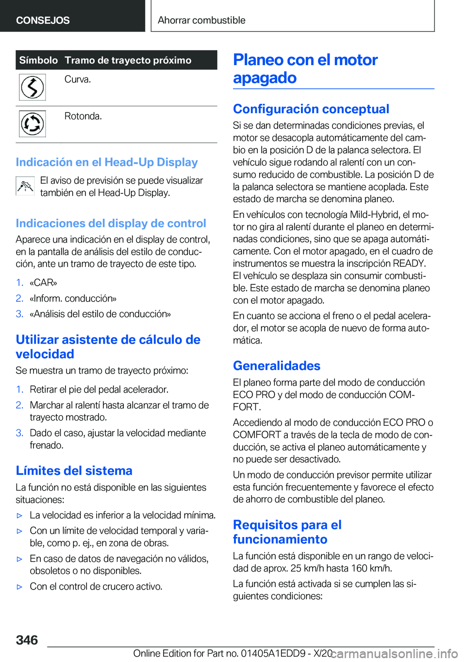 BMW 8 SERIES CONVERTIBLE 2021  Manuales de Empleo (in Spanish)  S 