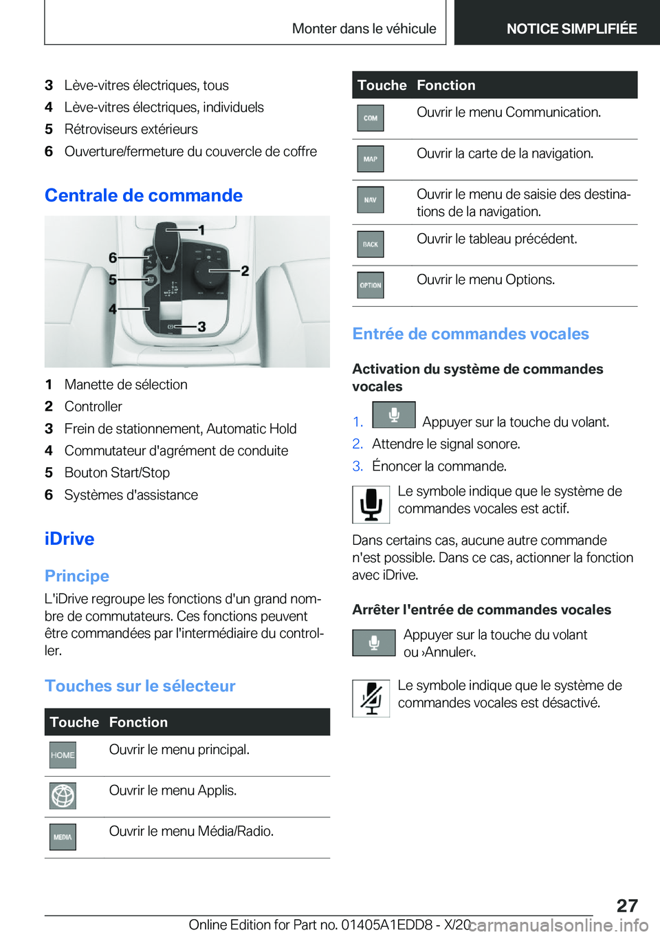 BMW 8 SERIES CONVERTIBLE 2021  Notices Demploi (in French) �3�L�è�v�e�-�v�i�t�r�e�s��é�l�e�c�t�r�i�q�u�e�s�,��t�o�u�s�4�L�è�v�e�-�v�i�t�r�e�s��é�l�e�c�t�r�i�q�u�e�s�,��i�n�d�i�v�i�d�u�e�l�s�5�R�é�t�r�o�v�i�s�e�u�r�s��e�x�t�é�r�i�e�u�r�s�6�O�u�v�e�r