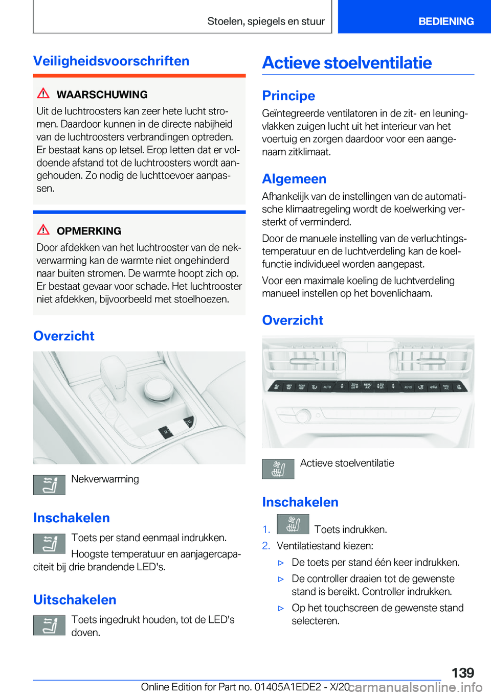 BMW 8 SERIES CONVERTIBLE 2021  Instructieboekjes (in Dutch) �V�e�i�l�i�g�h�e�i�d�s�v�o�o�r�s�c�h�r�i�f�t�e�n
�W�A�A�R�S�C�H�U�W�I�N�G
�U�i�t��d�e��l�u�c�h�t�r�o�o�s�t�e�r�s��k�a�n��z�e�e�r��h�e�t�e��l�u�c�h�t��s�t�r�oj
�m�e�n�.��D�a�a�r�d�o�o�r��k�u�