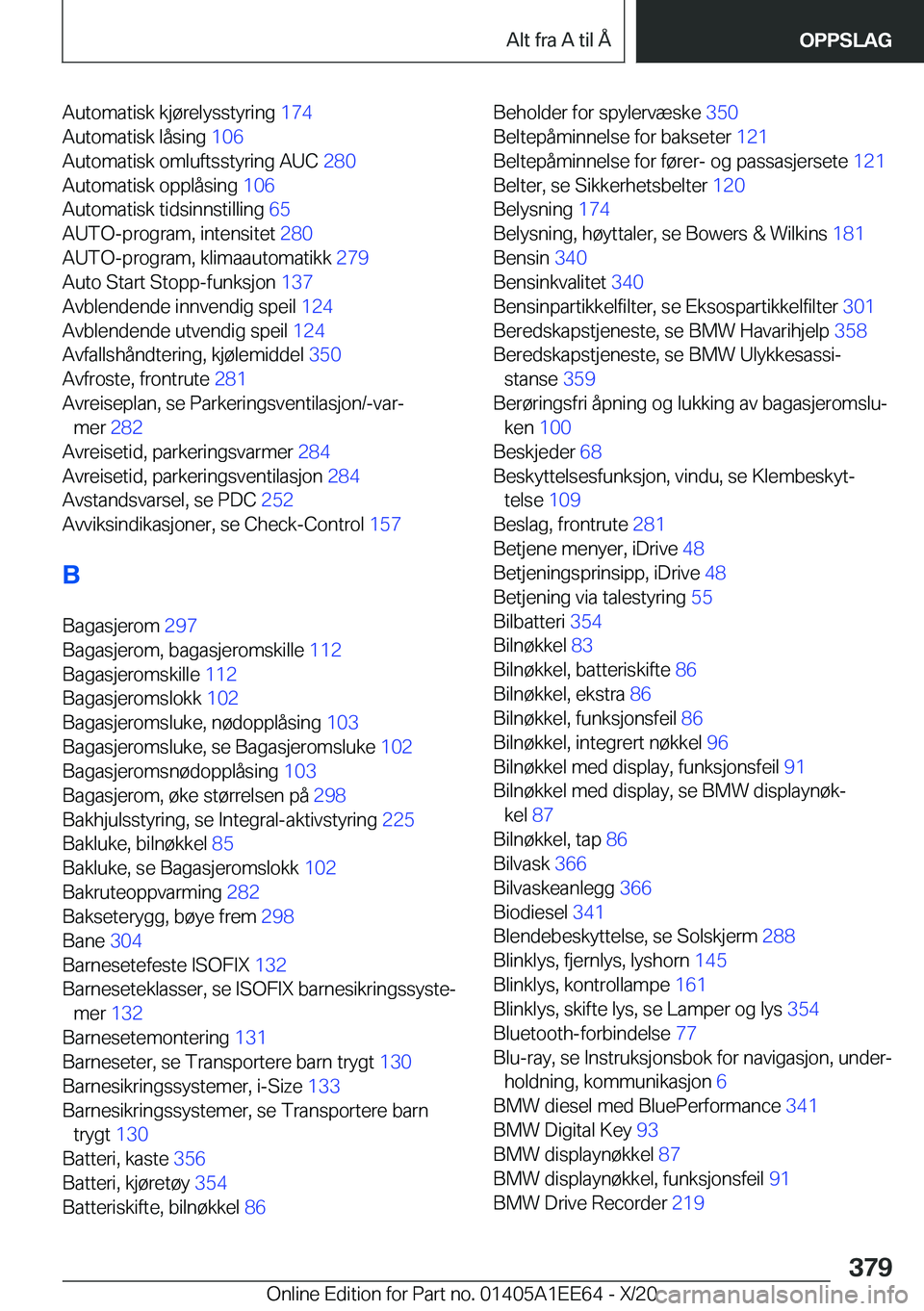 BMW 8 SERIES CONVERTIBLE 2021  InstruksjonsbØker (in Norwegian) �A�u�t�o�m�a�t�i�s�k��k�j�