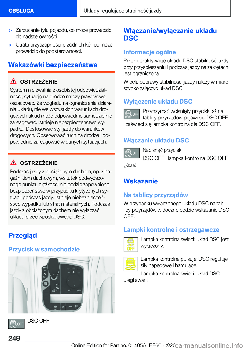 BMW 8 SERIES CONVERTIBLE 2021  Instrukcja obsługi (in Polish) 'x�Z�a�r�z�u�c�a�n�i�e��t�y�ł�u��p�o�j�a�z�d�u�,��c�o��m�o9�e��p�r�o�w�a�d�z�i�