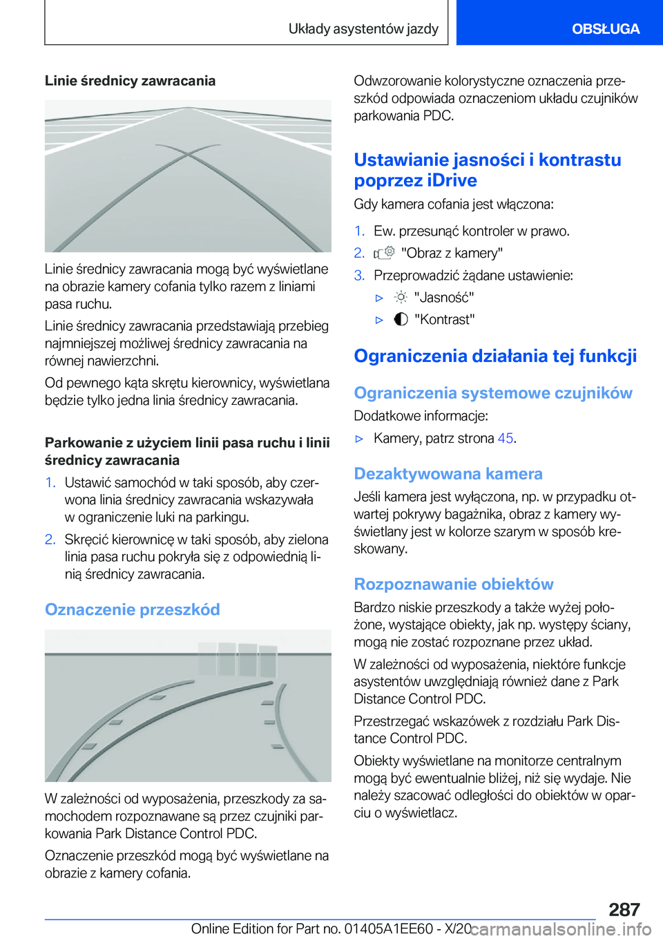 BMW 8 SERIES CONVERTIBLE 2021  Instrukcja obsługi (in Polish) �L�i�n�i�e��r�e�d�n�i�c�y��z�a�w�r�a�c�a�n�i�a
�L�i�n�i�e��r�e�d�n�i�c�y��z�a�w�r�a�c�a�n�i�a��m�o�g�