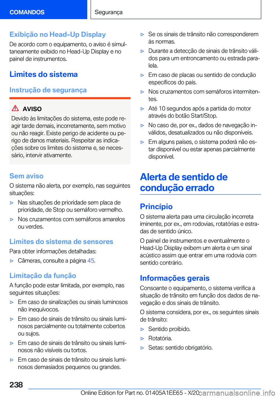 BMW 8 SERIES CONVERTIBLE 2021  Manual do condutor (in Portuguese) �E�x�i�b�i�