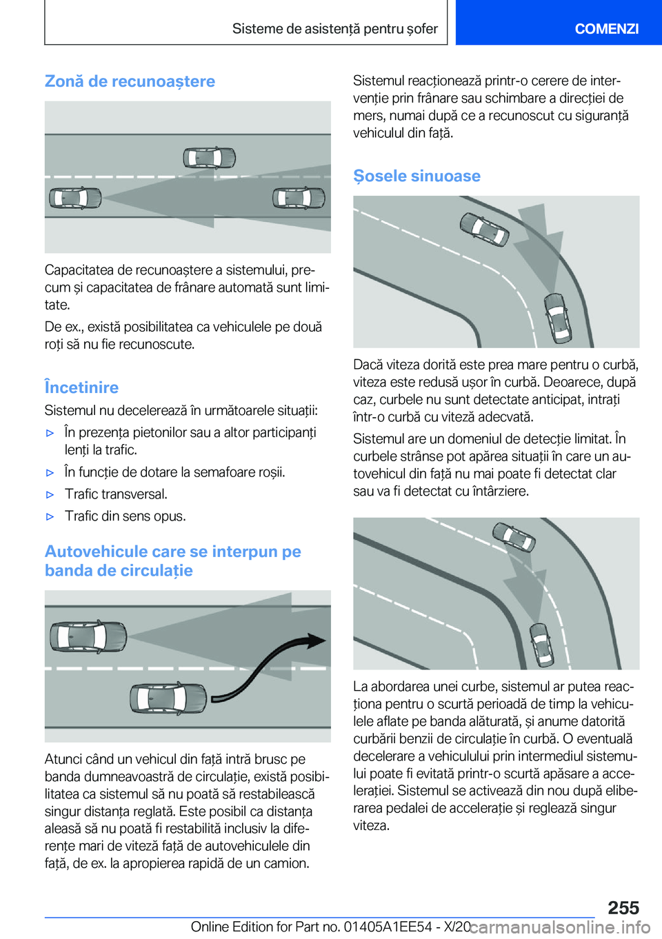 BMW 8 SERIES CONVERTIBLE 2021  Ghiduri De Utilizare (in Romanian) �Z�o�n�