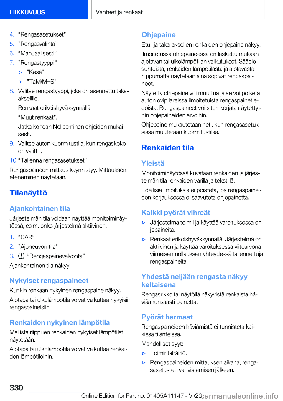BMW 8 SERIES COUPE 2021  Omistajan Käsikirja (in Finnish) �4�.w�R�e�n�g�a�s�a�s�e�t�u�k�s�e�tw�5�.w�R�e�n�g�a�s�v�a�l�i�n�t�aw�6�.w�M�a�n�u�a�a�l�i�s�e�s�t�iw�7�.w�R�e�n�g�a�s�t�y�y�p�p�iw'xw�K�e�s�