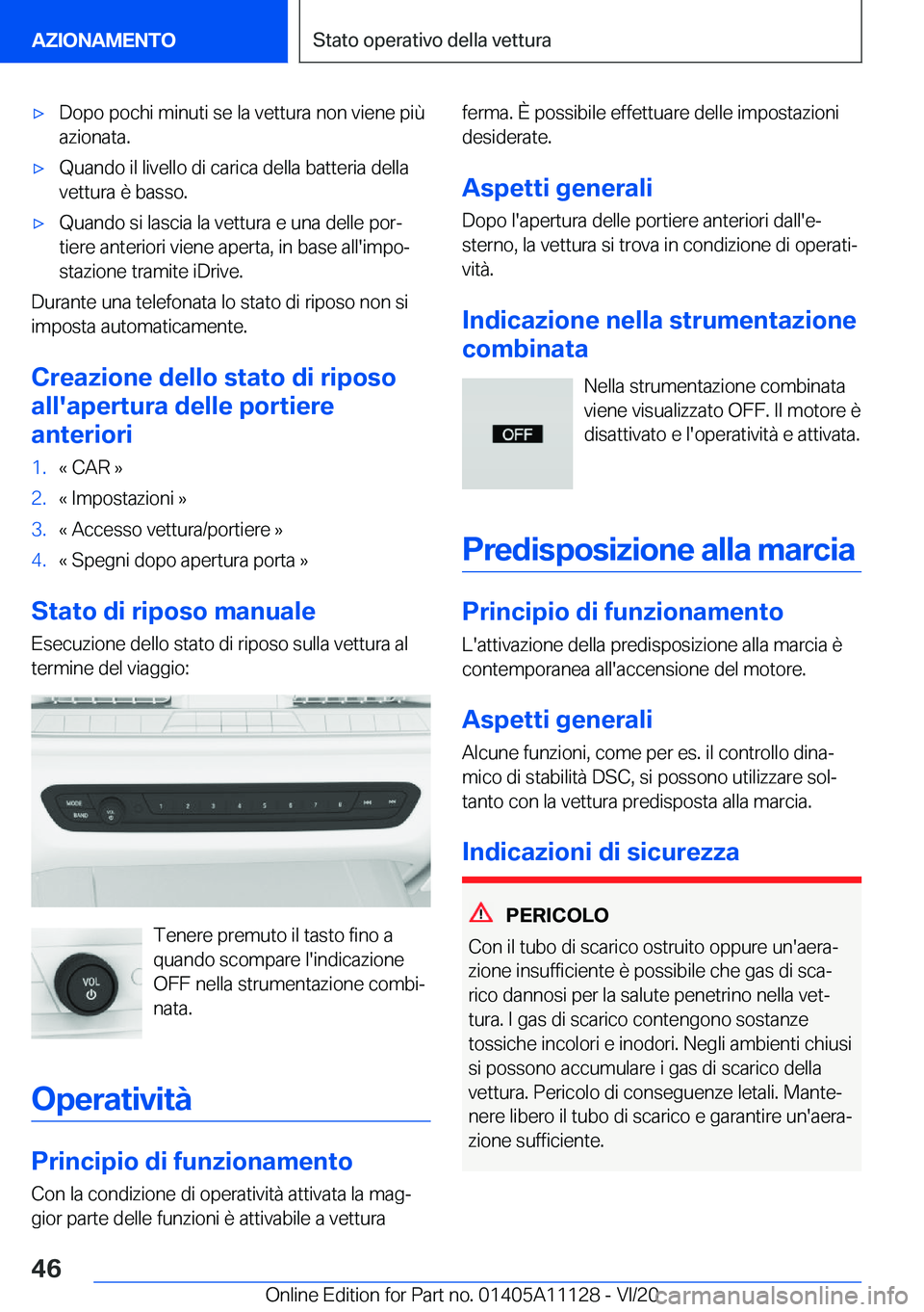 BMW 8 SERIES COUPE 2021  Libretti Di Uso E manutenzione (in Italian) 'x�D�o�p�o��p�o�c�h�i��m�i�n�u�t�i��s�e��l�a��v�e�t�t�u�r�a��n�o�n��v�i�e�n�e��p�i�
