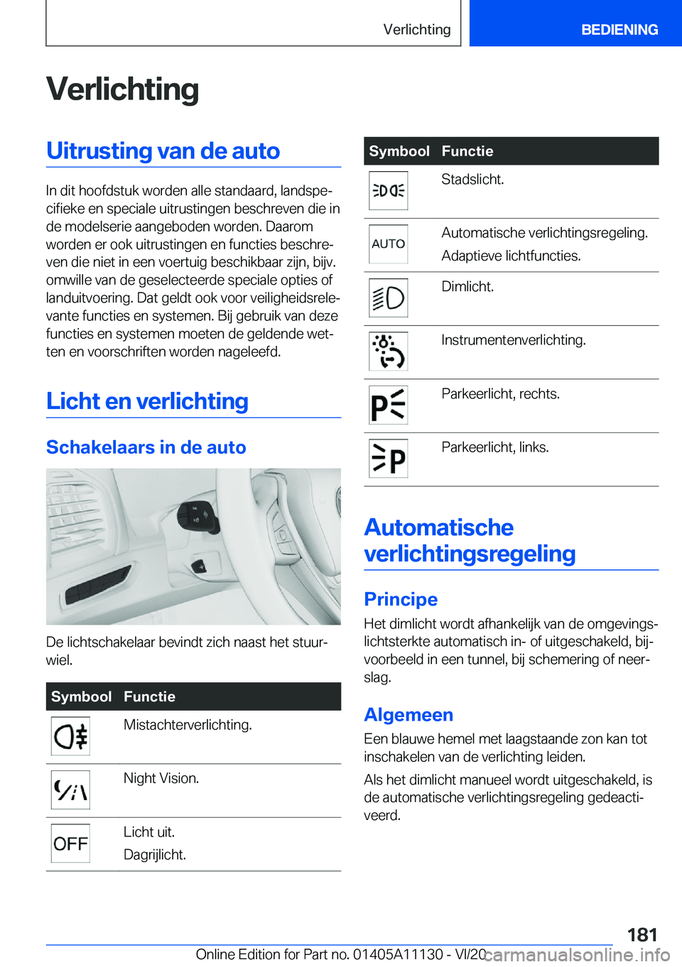BMW 8 SERIES COUPE 2021  Instructieboekjes (in Dutch) �V�e�r�l�i�c�h�t�i�n�g�U�i�t�r�u�s�t�i�n�g��v�a�n��d�e��a�u�t�o
�I�n��d�i�t��h�o�o�f�d�s�t�u�k��w�o�r�d�e�n��a�l�l�e��s�t�a�n�d�a�a�r�d�,��l�a�n�d�s�p�ej�c�i�f�i�e�k�e��e�n��s�p�e�c�i�a�l�