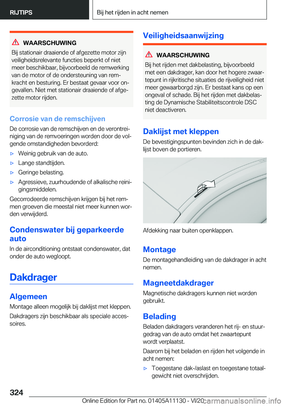 BMW 8 SERIES COUPE 2021  Instructieboekjes (in Dutch) �W�A�A�R�S�C�H�U�W�I�N�G
�B�i�j��s�t�a�t�i�o�n�a�i�r��d�r�a�a�i�e�n�d�e��o�f��a�f�g�e�z�e�t�t�e��m�o�t�o�r��z�i�j�n
�v�e�i�l�i�g�h�e�i�d�s�r�e�l�e�v�a�n�t�e��f�u�n�c�t�i�e�s��b�e�p�e�r�k�t��o