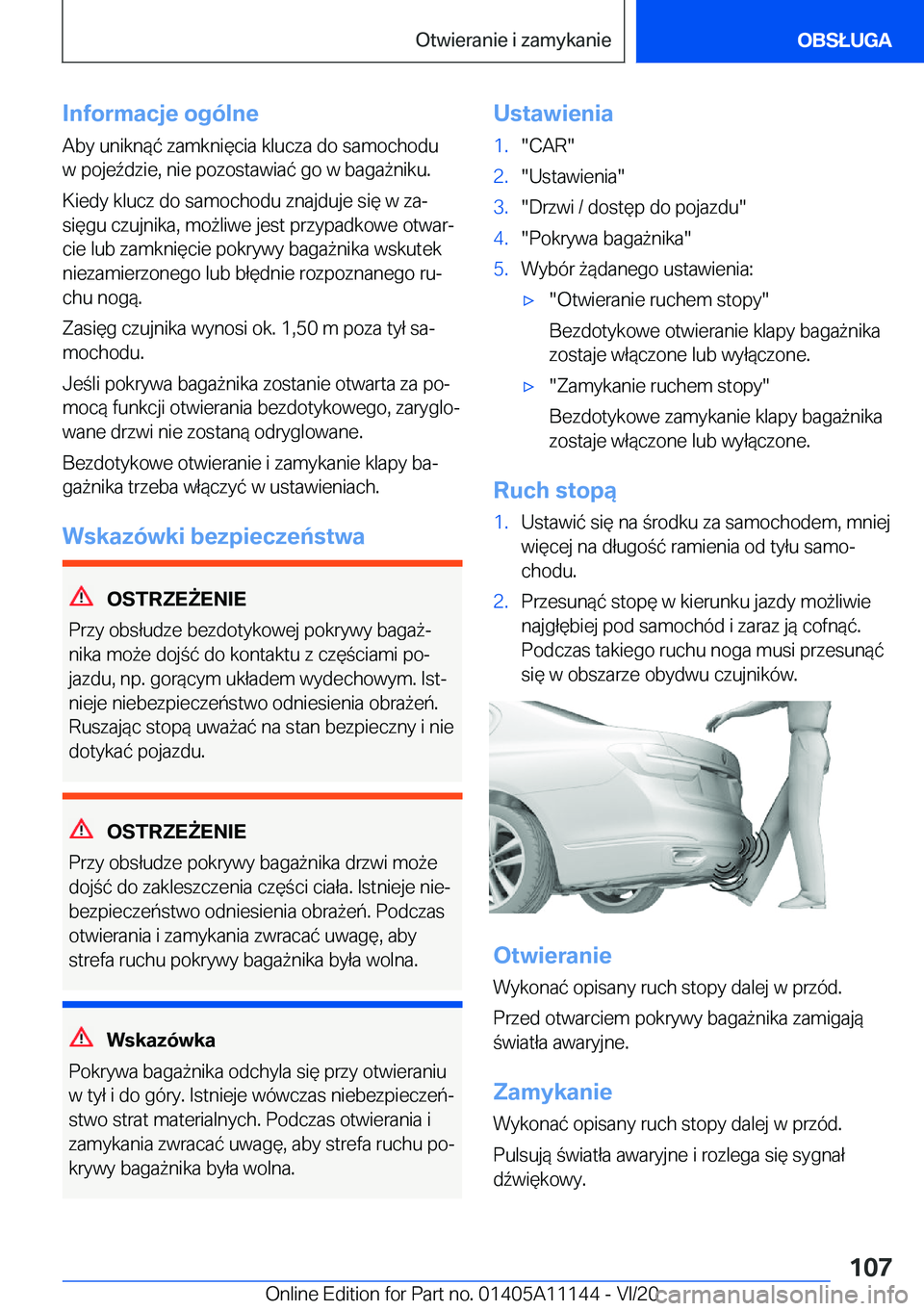 BMW 8 SERIES COUPE 2021  Instrukcja obsługi (in Polish) �I�n�f�o�r�m�a�c�j�e��o�g�