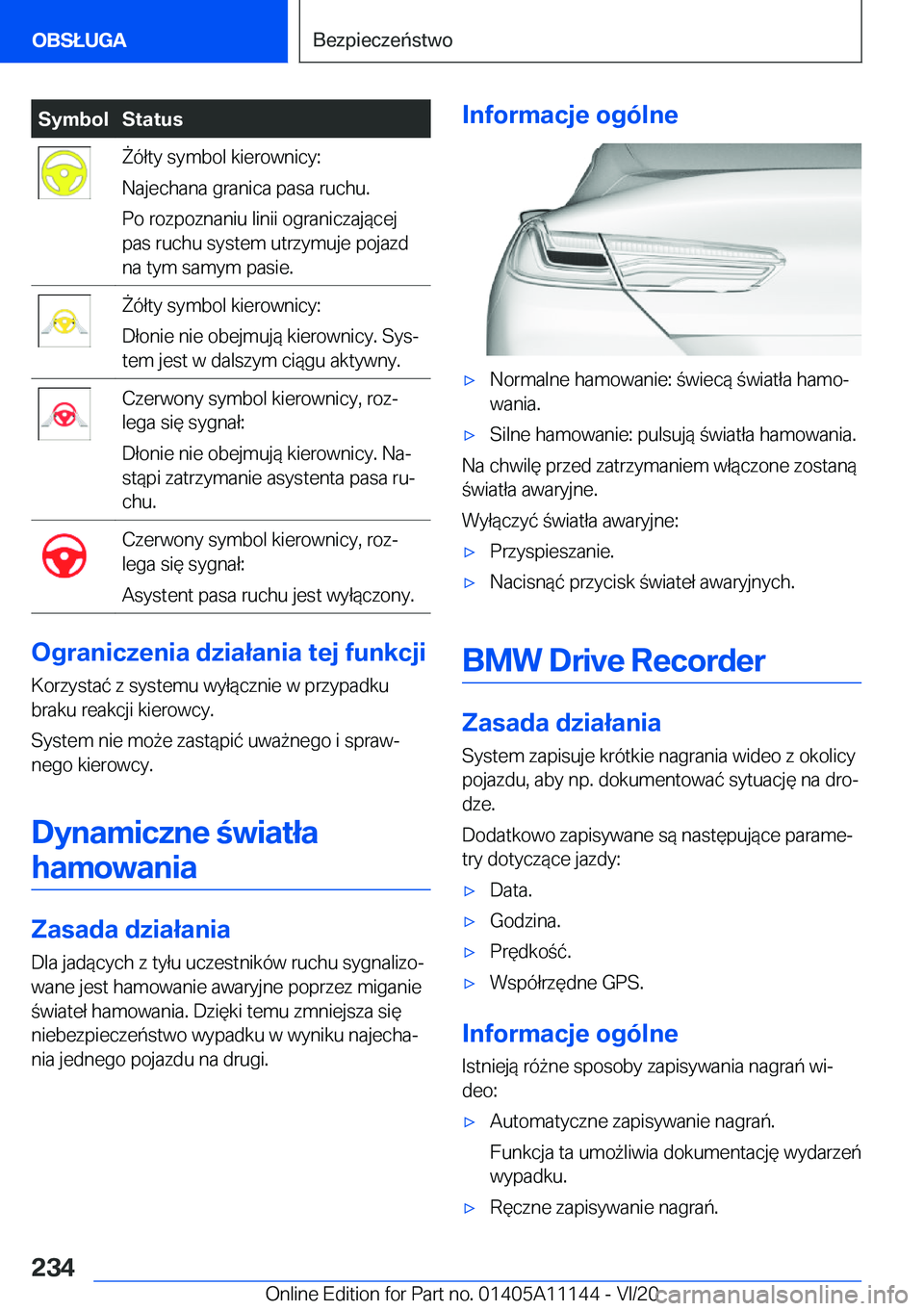 BMW 8 SERIES COUPE 2021  Instrukcja obsługi (in Polish) �S�y�m�b�o�l�S�t�a�t�u�s8�