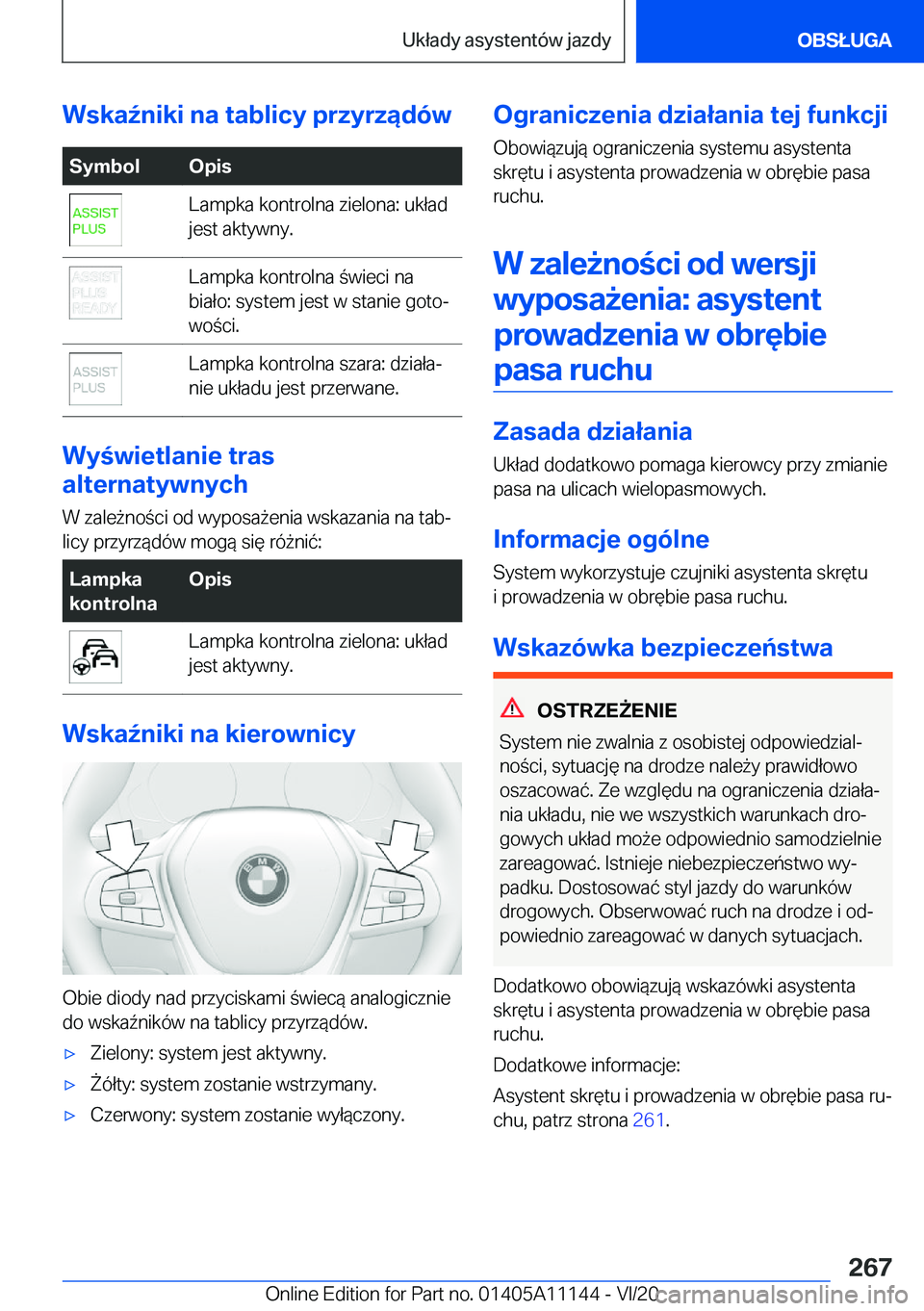 BMW 8 SERIES COUPE 2021  Instrukcja obsługi (in Polish) �W�s�k�a7�n�i�k�i��n�a��t�a�b�l�i�c�y��p�r�z�y�r�z�ą�d�