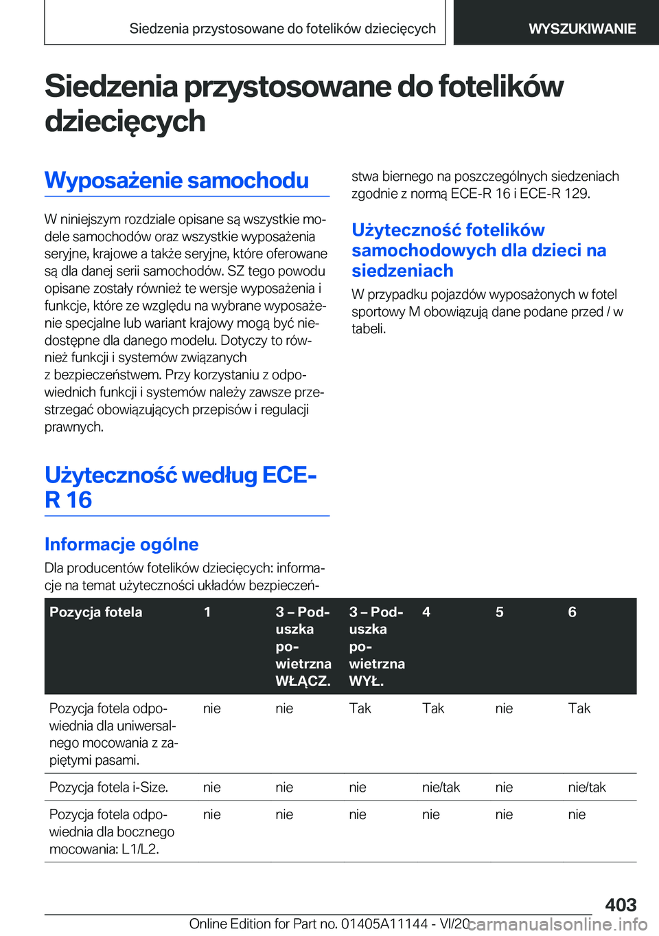 BMW 8 SERIES COUPE 2021  Instrukcja obsługi (in Polish) �S�i�e�d�z�e�n�i�a��p�r�z�y�s�t�o�s�o�w�a�n�e��d�o��f�o�t�e�l�i�k�