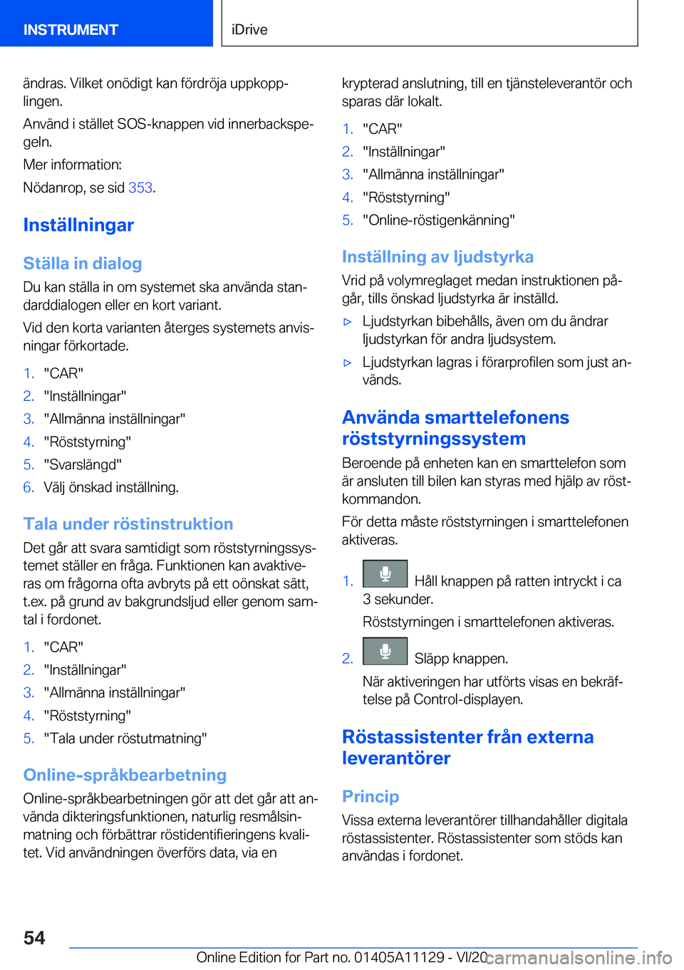 BMW 8 SERIES COUPE 2021  InstruktionsbÖcker (in Swedish) �ä�n�d�r�a�s�.��V�i�l�k�e�t��o�n�