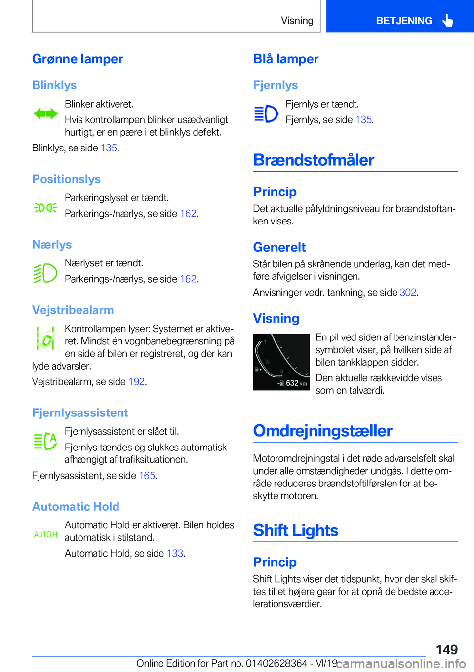 BMW 8 SERIES COUPE 2020  InstruktionsbØger (in Danish) �G�r�