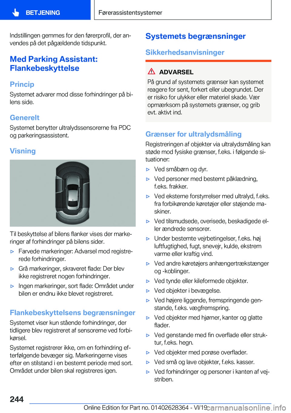 BMW 8 SERIES COUPE 2020  InstruktionsbØger (in Danish) �I�n�d�s�t�i�l�l�i�n�g�e�n��g�e�m�m�e�s��f�o�r��d�e�n��f�