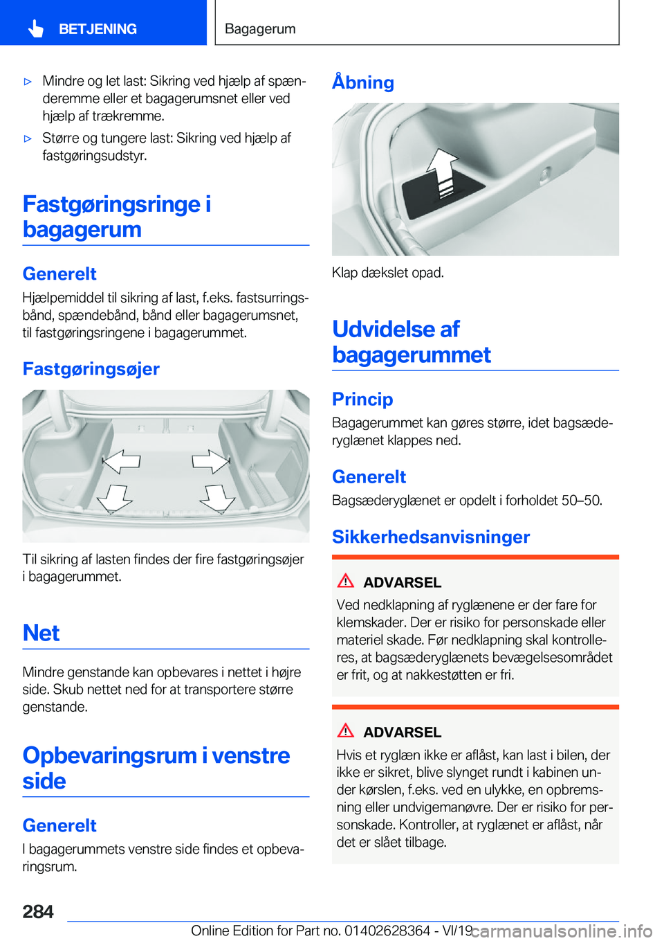 BMW 8 SERIES COUPE 2020  InstruktionsbØger (in Danish) 'x�M�i�n�d�r�e��o�g��l�e�t��l�a�s�t�:��S�i�k�r�i�n�g��v�e�d��h�j�æ�l�p��a�f��s�p�æ�nj
�d�e�r�e�m�m�e��e�l�l�e�r��e�t��b�a�g�a�g�e�r�u�m�s�n�e�t��e�l�l�e�r��v�e�d
�h�j�æ�l�p��a�f�