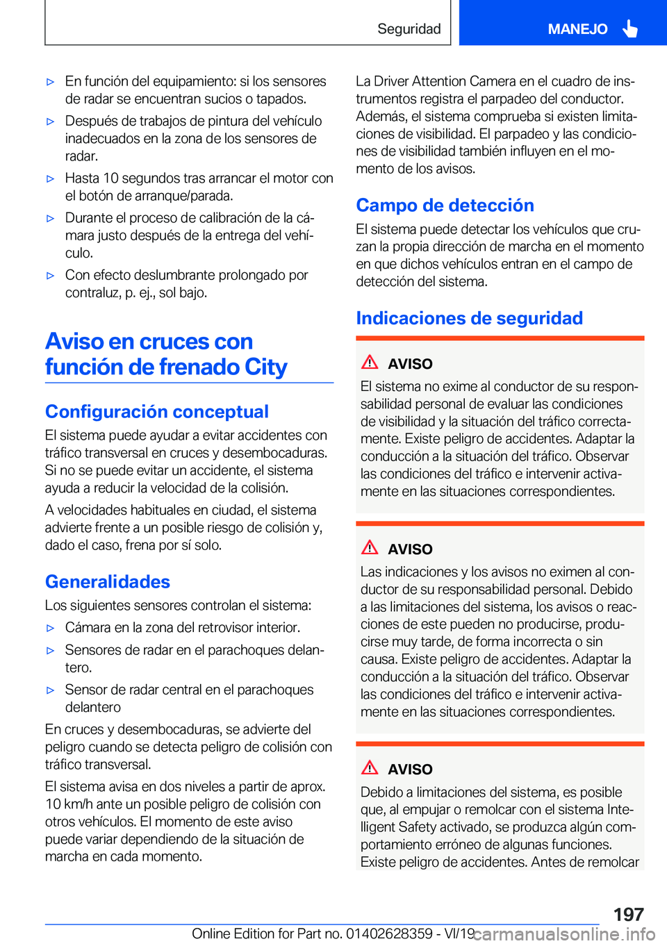 BMW 8 SERIES COUPE 2020  Manuales de Empleo (in Spanish) x�E�n��f�u�n�c�i�