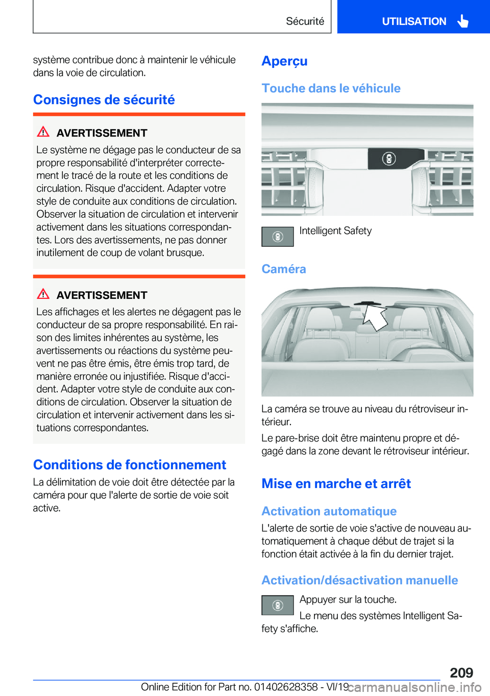 BMW 8 SERIES COUPE 2020  Notices Demploi (in French) �s�y�s�t�è�m�e��c�o�n�t�r�i�b�u�e��d�o�n�c��